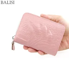 

Anti Rfid Women Id Credit Genuine Leather Card Holder Case Wallet Business Bank Creditcard Cardholder Protection Pashouder