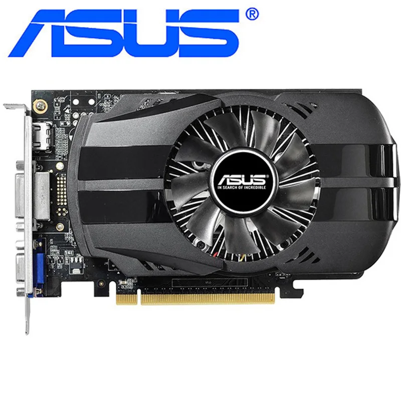 Видеокарта ASUS GT740 1 ГБ 128 бит GDDR5 видеокарты для nVIDIA Geforce GT 740 Hdmi Dvi используются карты VGA прочнее, чем GTX 650