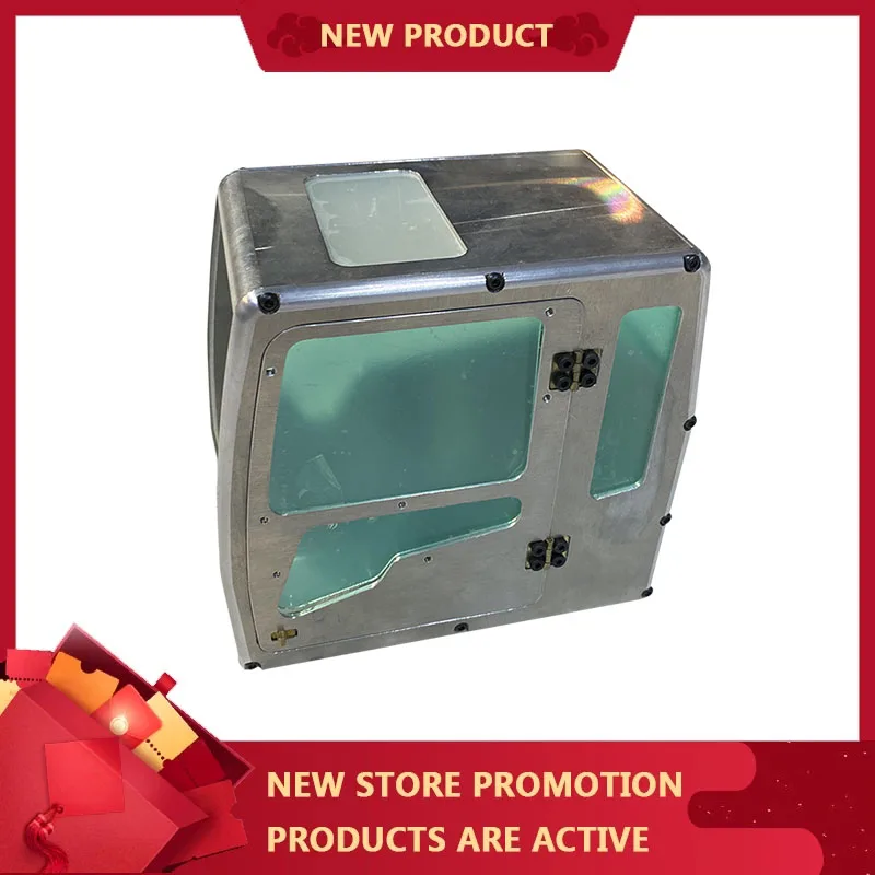 1/10 Metal Hydraulic Excavator Model Cab All Aluminum Material CNC Machining Hydraulic Model Accessories
