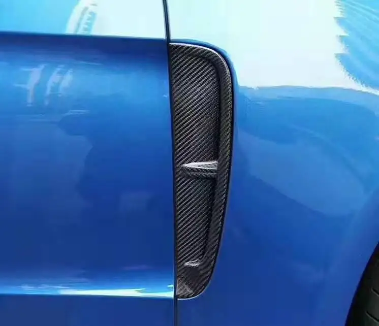 Для Panamera углеродное волокно автомобиля боковые вентиляционные отверстия для Porsche Panamera 971 отделка крыла крышка