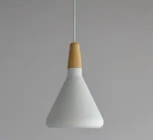 white S Nordic Retro Pendant Lights Modern Led Pendant Lamps Copper Hanglamp Aluminum luminaria for living room kitchen light fixtures - Body Color: white S