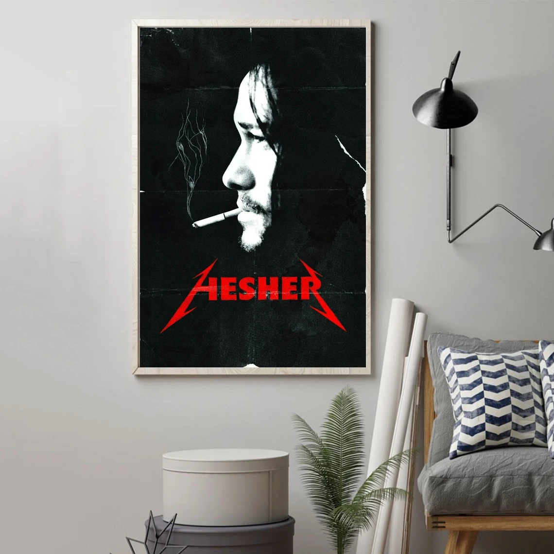 

Hesher, кинопостер, холст, печать, настенная живопись, украшение для дома (без рамки)