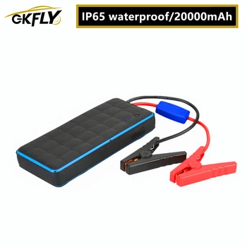 

GKFLY IP65 Waterproof 1000A 12V Car Jump Starter Portable Power Bank Petrol Diesel Car Battery Booster Starting Cables Device