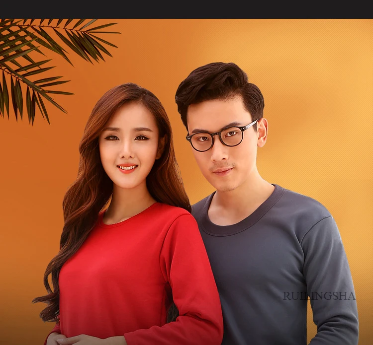 Men Women New Thermal Underwear for Middle-aged with Plush and Thickened Undershirts Gold Velvet Suits Plus Size Long Johns Sets