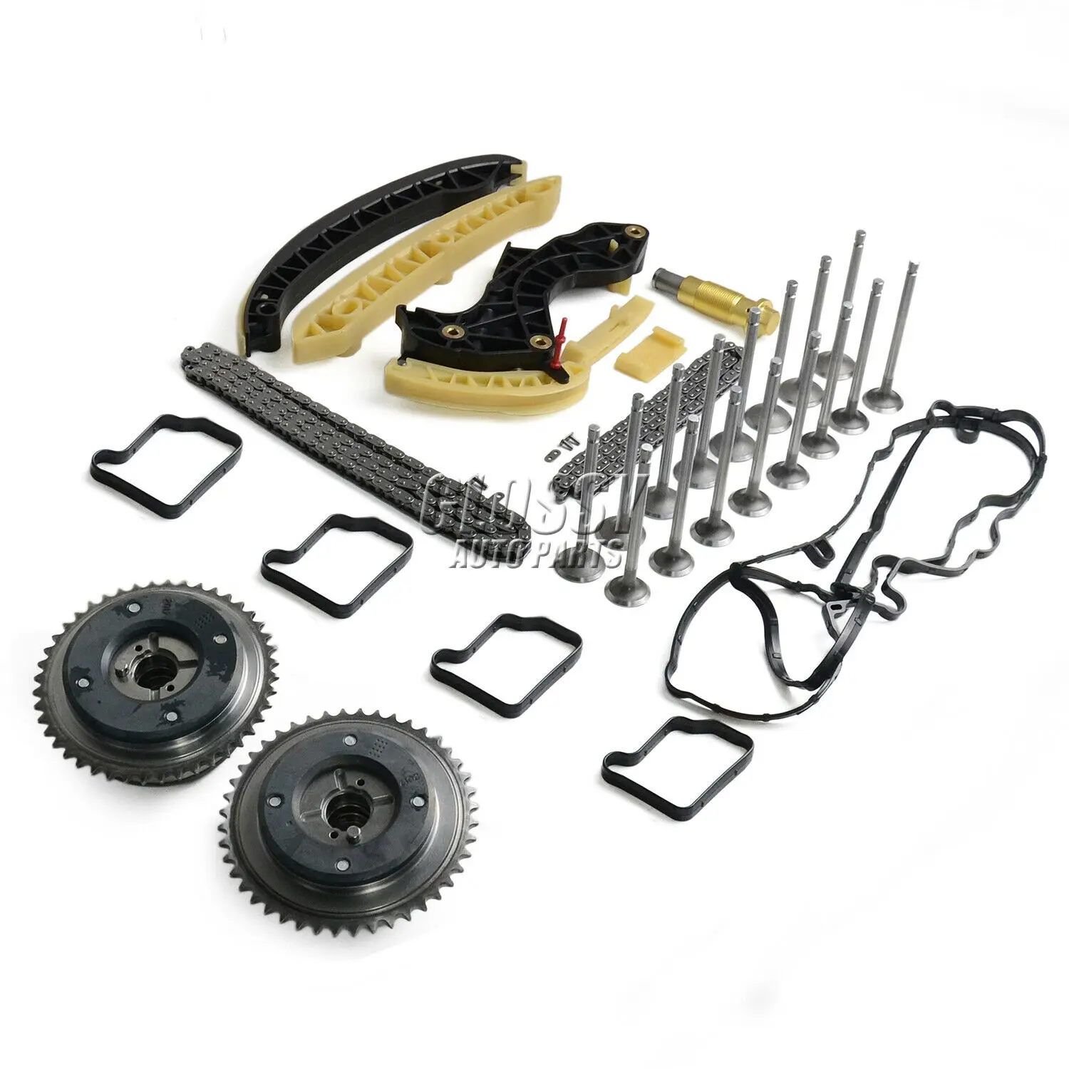 AP02 шкив цепи ГРМ комплект+ клапан для Mercedes S204 W203 W204 W211 1,8 компрессор M 271 M271 2710500800, 2710500900