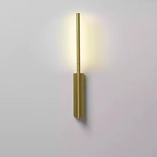 Лаконичный светильник, роскошная полоса, зеркальный светильник, дизайнерский, оригинальное, для коридора, спальни, прикроватный, минималистичный, настенный светильник