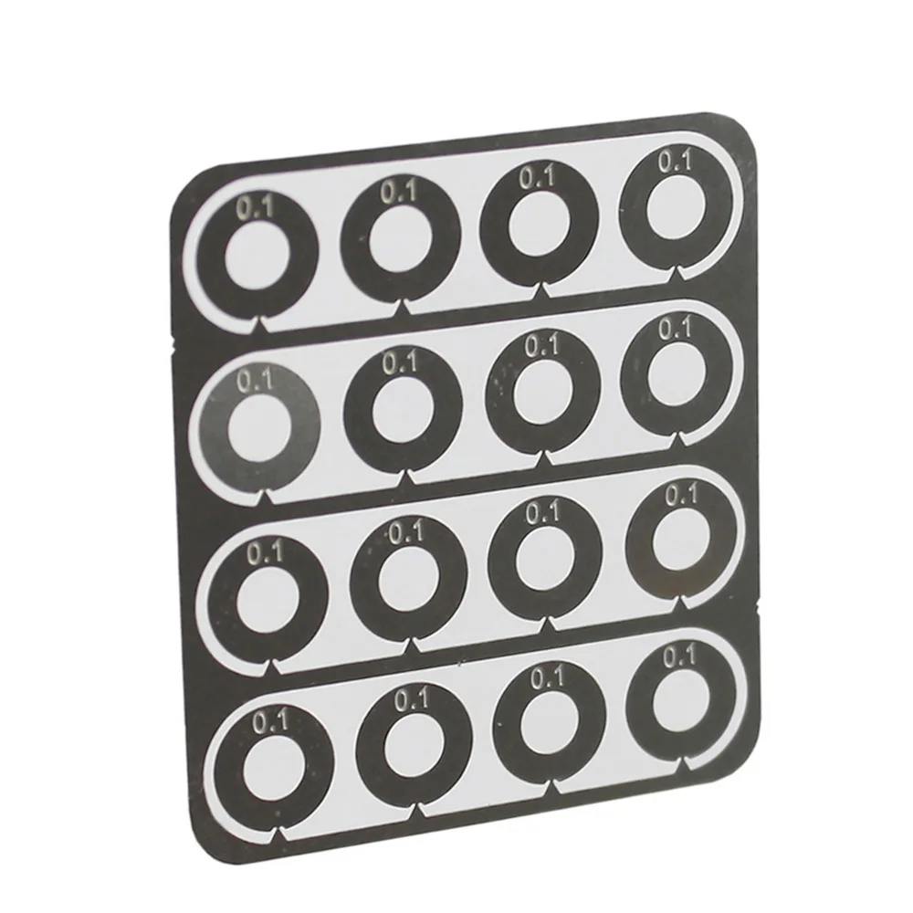 Stainless Steel Super Precision Gear Set Shims (0.1mm, 0.2mm, 0.3mm)