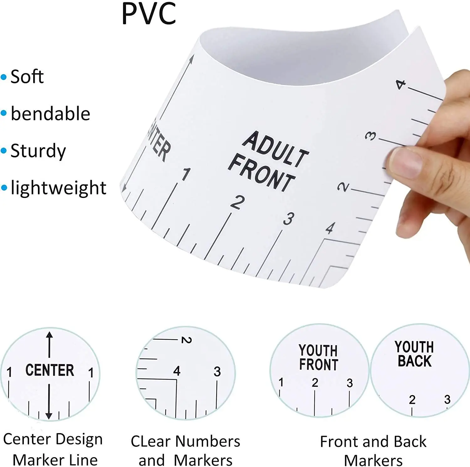 12 Pcs/set Tshirt Ruler Guide 60inch Soft Measuring Tape Cut-free Tailor  Chalk Pencils Sewing