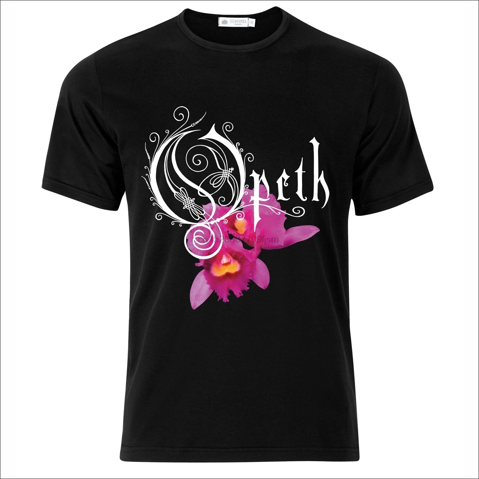 OPETH orquídea banda camiseta de música ROCK tamaños algodón pesado de la  muerte de LILLY|Camisetas| - AliExpress