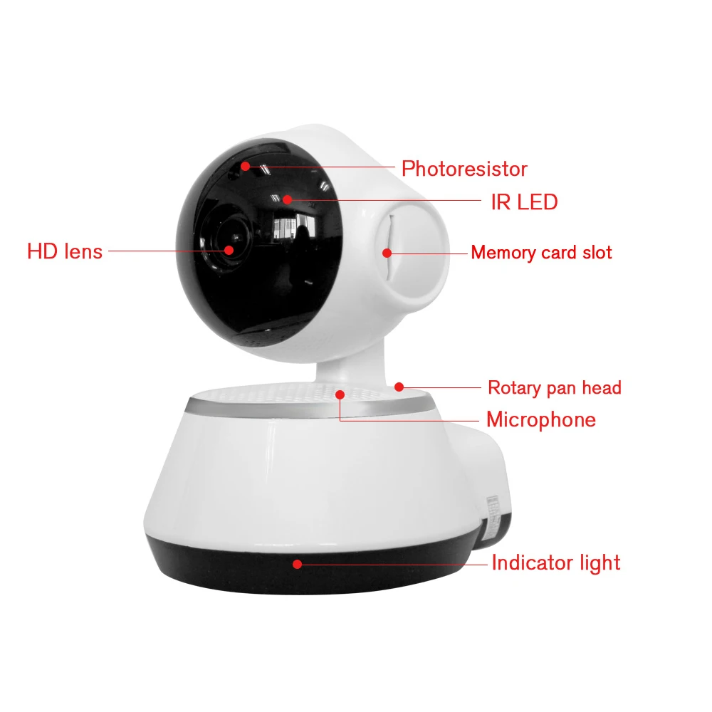 720P IP камера безопасности WiFi Беспроводная CCTV камера наблюдения ИК ночного видения P2P детский монитор камера для домашних животных
