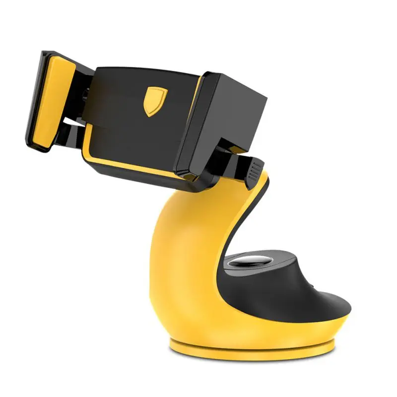 

Universal Car Phone Mount Goose Shape Suction Cup One Touch Mounting 360-Degree Rotatable Smartphone Holder