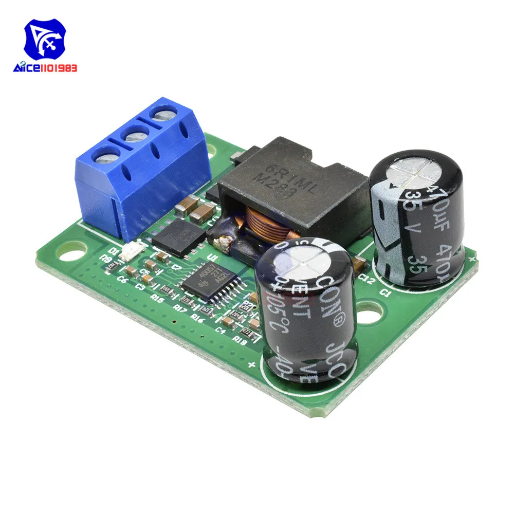 Diymore DC 9 35V до 5V 5A 25W понижающий преобразователь источник питания регулируемый