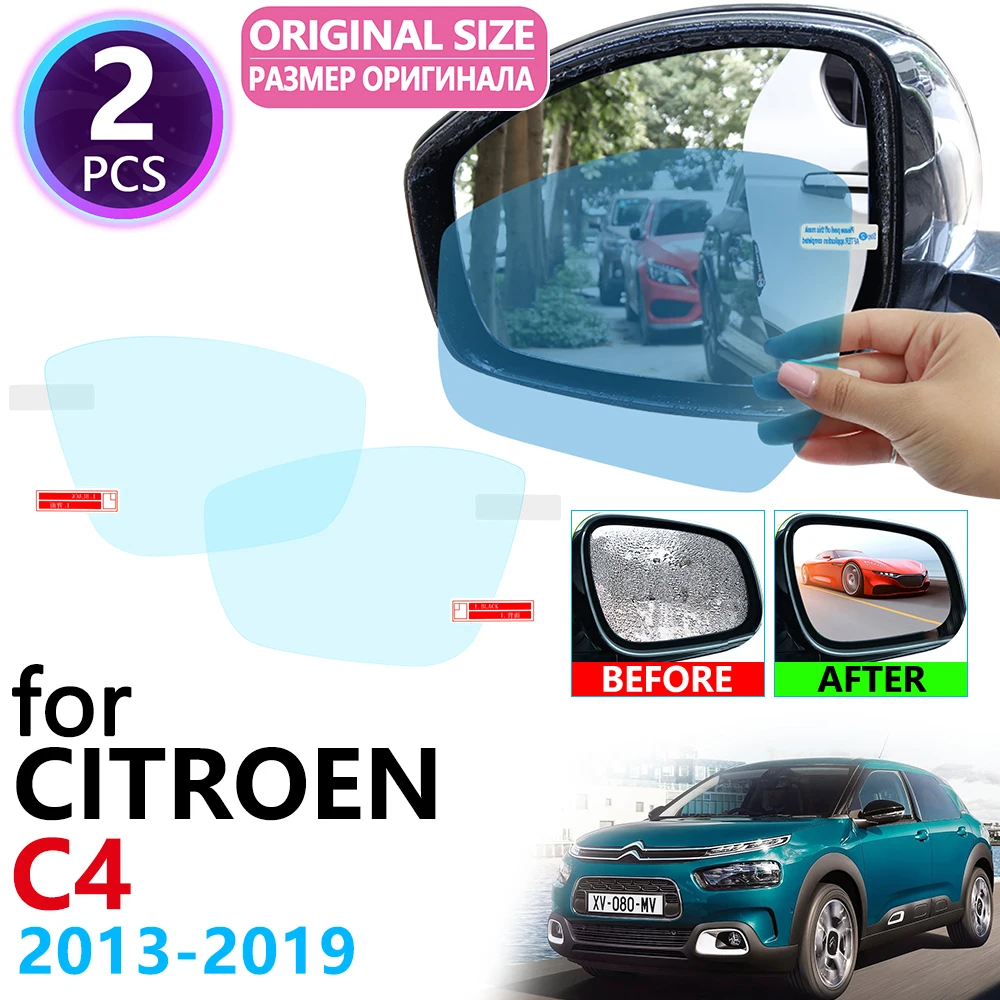 Для Citroen C4 кактус C4-Cactus 2013~ полное покрытие Зеркало заднего вида непромокаемые Анти-противотуманная пленка аксессуары