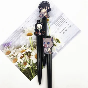 

Demon Slaye:Kimetsu No Yaiba Kamado Tanjirou Nezuko Zenitsu Inosuke Stationery School Student Gel Pen Gift