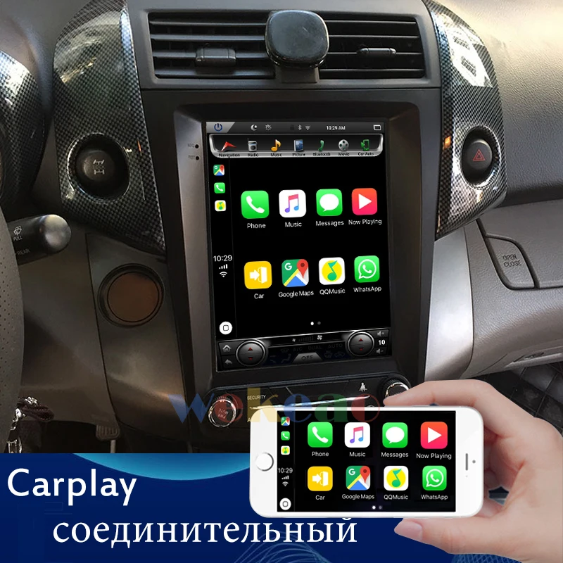 Wekeao вертикальный экран Tesla стиль 10," Android 8,1 автомобильный Dvd мультимедийный плеер для Toyota Rav4 РАДИО Automotivo 2006-2012 4G