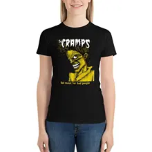 

Band Cramps T Shirt Bad Music People Cotton Street Wear T-Shirt Short-Sleeve Graphic O Neck Kawaii Lady Tee Shirt XXL