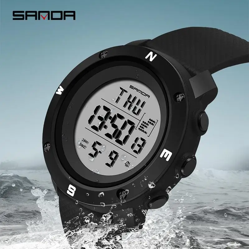 Reloj Hombre, светодиодный, цифровые, женские часы, Роскошные, аналоговые, цифровые, для улицы, военные, спортивные, светодиодный, водонепроницаемые, спортивные часы, Reloj Mujer