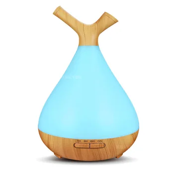 

400ml ultrasonic air humidifier aroma essential oil diffuser aromatherapy mist maker fogger with 7 colors night lights for home