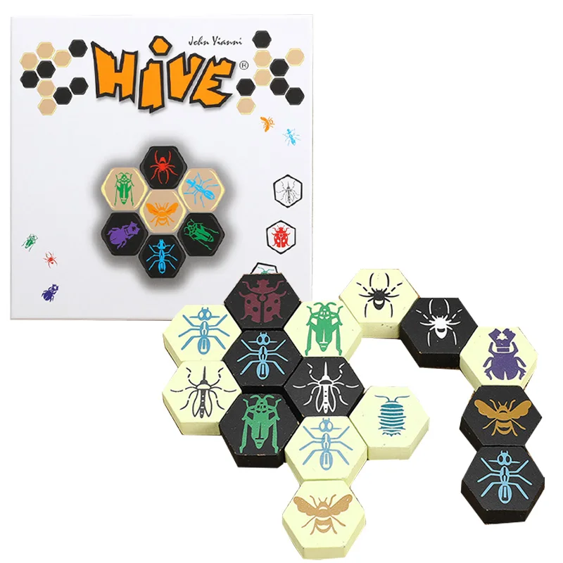 High Quality Wooden Hive Board Game 2 Players Family/Party Parents with Children Funny Game Entertainment Made