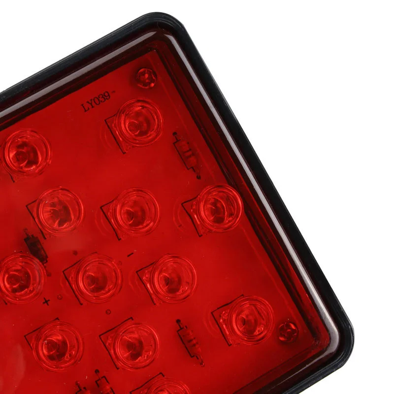 12LED автомобиля задних сигнальных огней, дальнего света тормоза красный 12В прицеп FN10-18 Замена