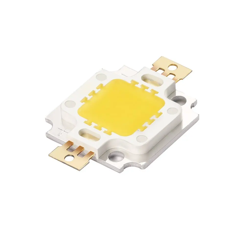 1 Pcs 10W High Power Integrated LED lamp Beads Chips SMD Bulb Warm White For DIY Flood light Spotlight | Освещение
