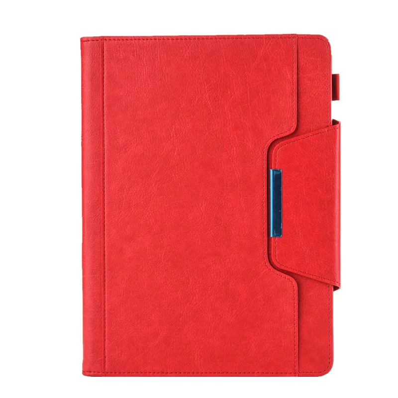 Red Чехол для iPad 10,2 чехол 7-го поколения Чехол Fundas для iPad чехол 10,2 Высокое качество кожаный держатель для карт - Цвет: Red