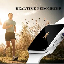 Бег шаговый метр сенсорный экран Bluetooth Smartwatch с камерой совместимые умные часы электронные sim-карты доступны НОВЫЕ