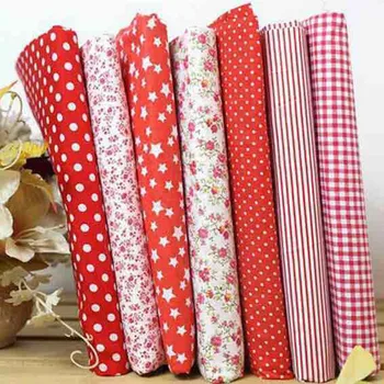 

Children Handmade DIY Patches For Clothing Cotton Fabric Sewing Patchwork Floral Print Cloth Material For Sewing High Quality