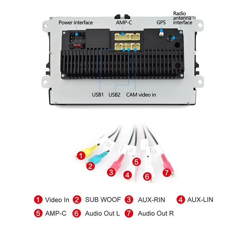 2 Din 9 дюймов для Android 8,1 автомобильный DVD мультимедийный плеер 1G+ 16G gps навигация wifi аудиоплеер bluetooth для-Volkswagen Skoda Oc