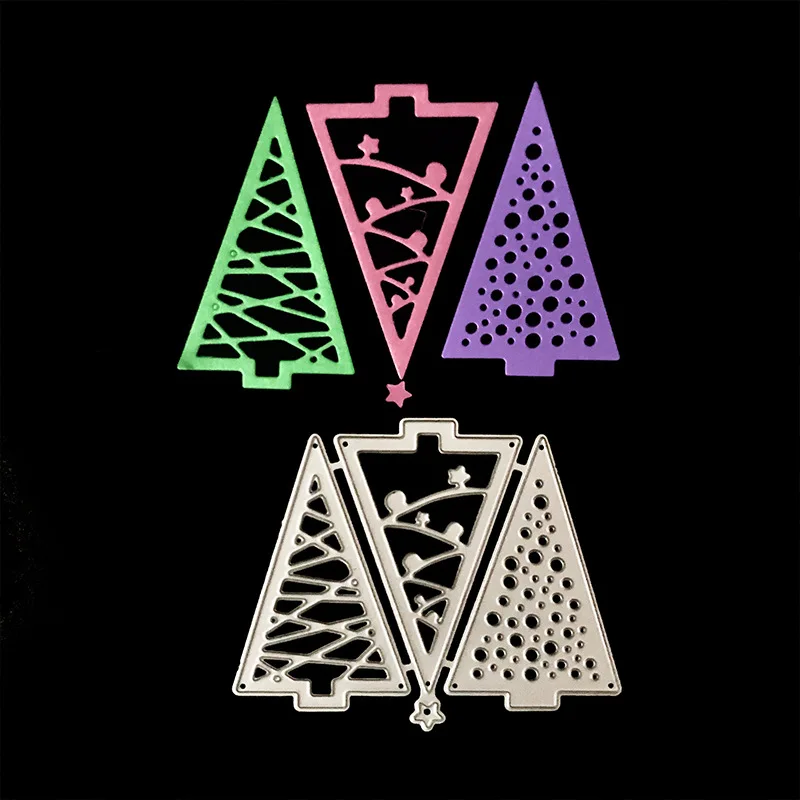 Счастливая Рождественская елка/Лось вырез металлические штампы трафареты