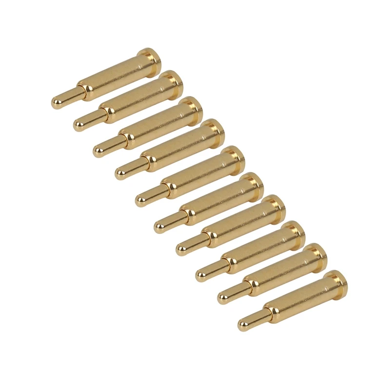 10 Pcs Spherical Tipped Spring Loaded Probes Testing Pins T1 