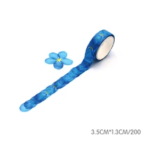 Rouleau de ruban de masquage Washi, 1 rouleau de pétale de fleur, autocollants décoratifs de pétale de bricolage pour Scrapbooking dans journal intime