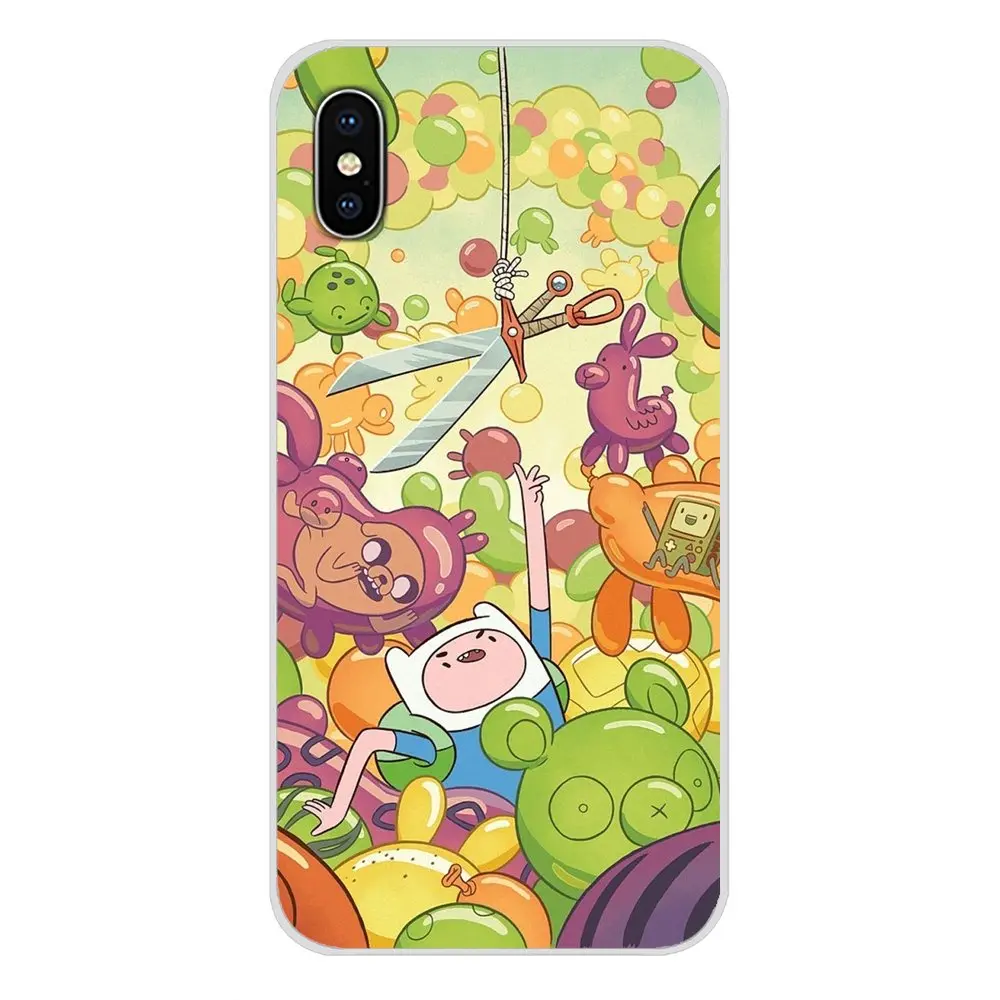TPU прозрачные чехлы, чехлы Adventure Time Beemo Jake для Apple iPhone X XR XS 11Pro MAX 4S 5S 5C SE 6S 7 8 Plus ipod touch 5 6 - Цвет: images 11