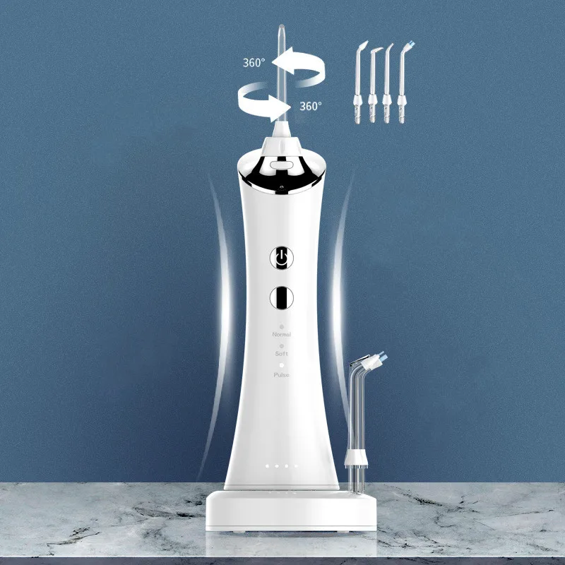 

Portable Cordless Oral Irrigator Dental Water Flosser Jet USB Rechargeable Water Floss Tooth Pick Irrigator for Cleaning Teeth