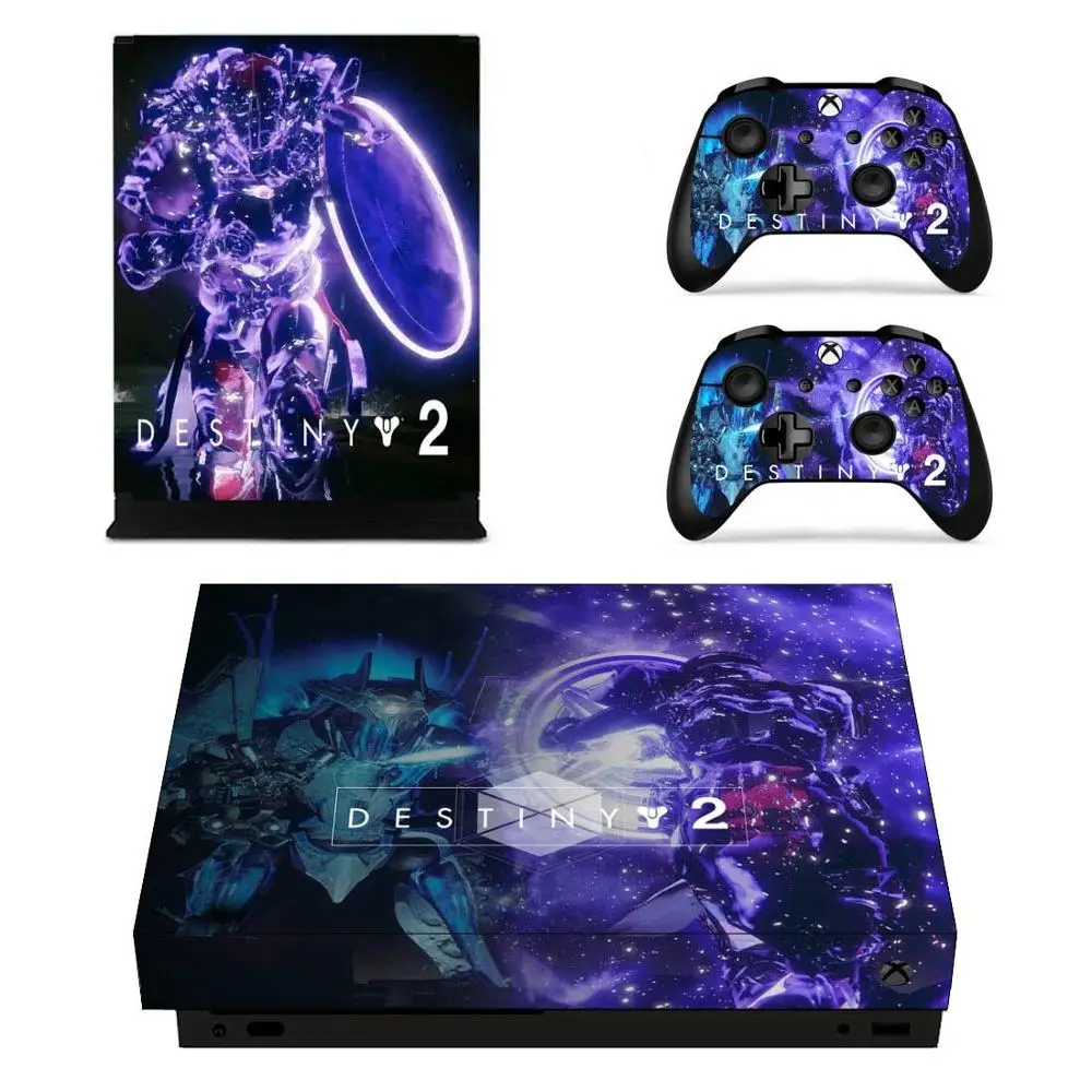 Наклейка s Destiny 2 для Xbox One X виниловая кожа Наклейки Обложка Pegatinas one консоль пульт