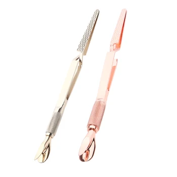 

Dual Heads 3 Way Manicure Pedicure C Curve Pinching Tool Cuticle Pusher