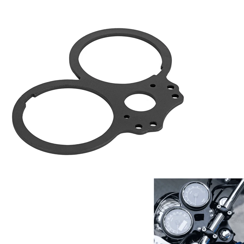 

New for Triumph Bonneville T100 Thruxton Motorcycle Aluminum Lay Flat Speedo Tacho Dash Gauge Clock Bracket 2010 2012 2014 2015