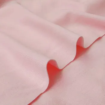 

Soft White Knitted Cotton Fabric For T-shirt Dresses, Yellow, Pink And Blue, By The Meter