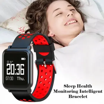 

Smart Bracelet Waterproof SmartWatch Touch Screen Step Movement Sleep Health Monitoring Smart Bracelet for men women