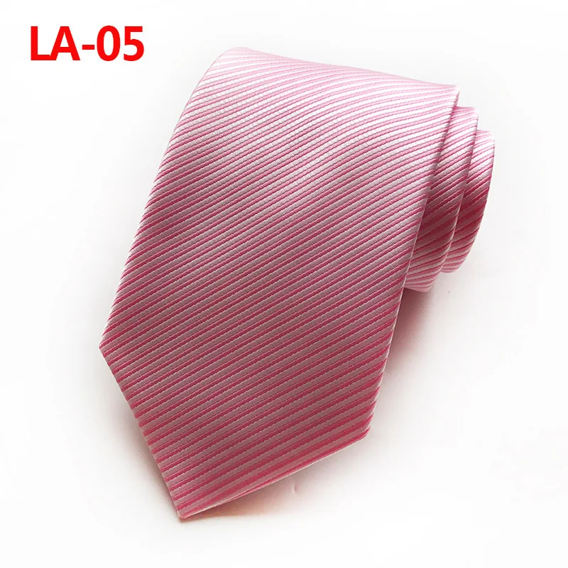 Necktie Мужские жаккардовые тканые одноцветные Свадебные банкетные вечерние галстуки, облегающие галстуки из полиэстера 8 см, шелковые атласные деловые галстуки - Цвет: Necktie