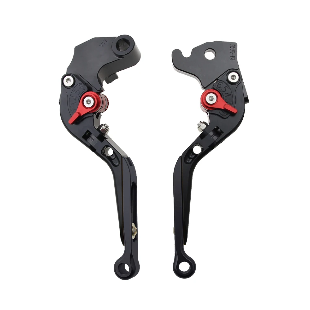 Kodaskin CNC Регулируемые рычаги тормоза мотоцикла сцепления для Yamaha R 15 V3.0 YZF R15 V3- r15 v3 - Цвет: Черный