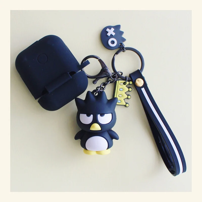 7 Японская Милая мультяшная гарнитура чехол для AirPods Cinnamoroll Melody Kuromi Kitty беспроводной Bluetooth наушники чехол s с подвеской - Color: 7