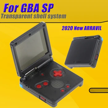 

Newest For GameBoy Advance SP Replacement Housing Screen Lens For GBA SP Case Cover Shell With Repair Tools