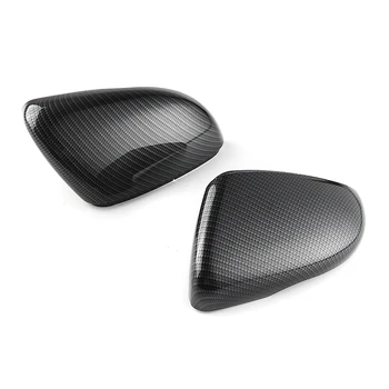 

for Volkswagen Touran for Golf MK6 2009 2010 2011 2012 2013 2014 ABS Carbon Fiber Side Wing Door Rearview Mirror Covers Caps