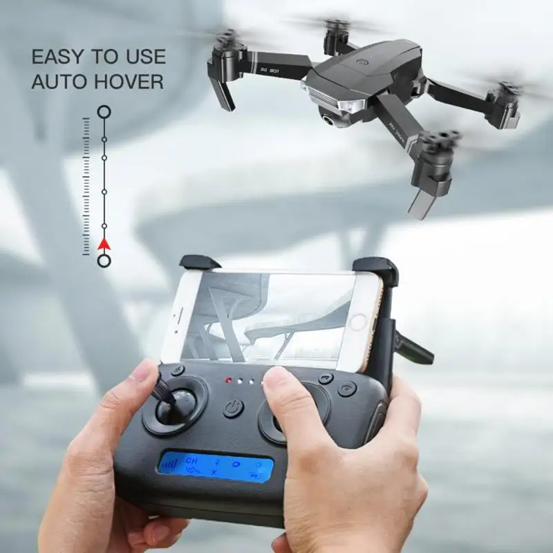 Новая 4K двойная камера RC wifi Дрон квадкоптер с управлением с видом от первого лица оптический поток жесты фото видео оптический поток двойной-shot складной Квадрокоптер