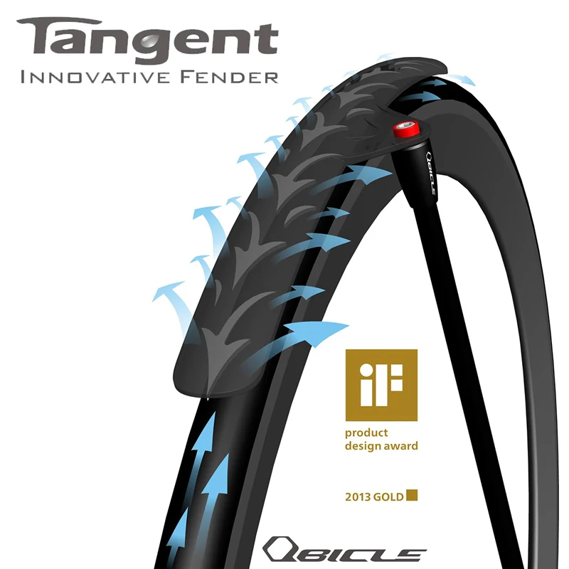 qbicle tangent carbon mudguard