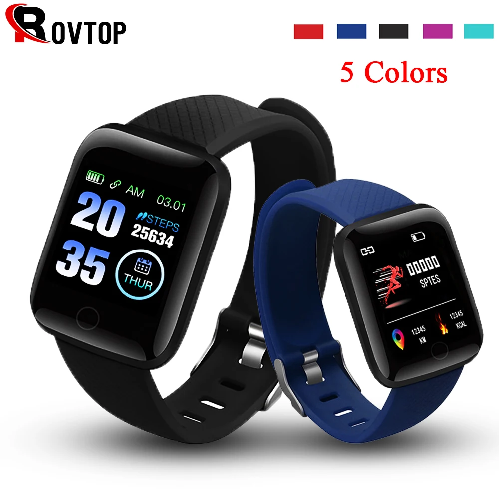 116 плюс цифровые часы умный Браслет android Спорт Фитнес кровяное давление сердечный