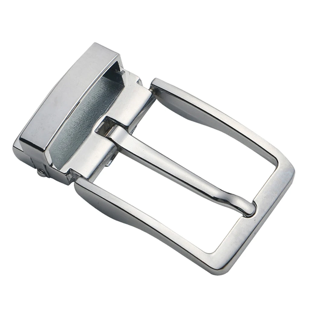 Classic Reversible Mens Durable Metal Alloy Antique Belt Buckle Single Prong