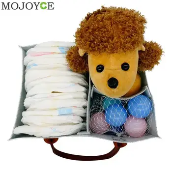 

Multi-function Portable Baby Diaper Bag Foldable Felt Mummy Nappy Case Organizer Maternity Newborn Clothes Storage Handbag