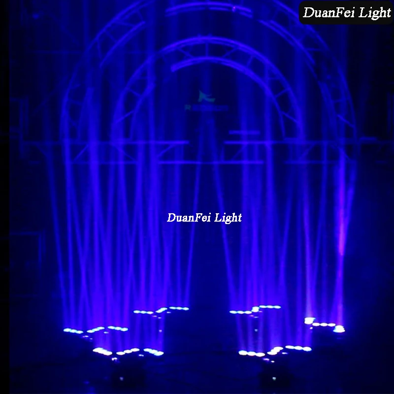 12 шт. led rgbw Луч 9x10 Вт quad цвет rgbw 4в1 СВЕТОДИОДНЫЙ матричный луч lyre освещение для дискотеки